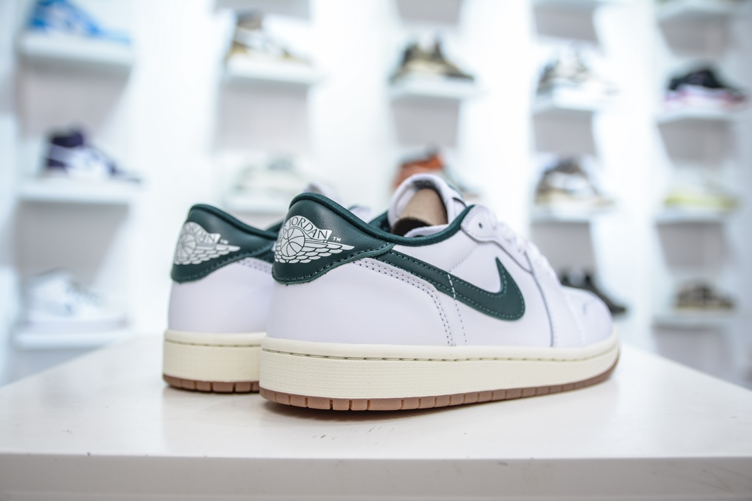 DT纯原 Air Jordan AJ1 Retro Low OG 低帮 白绿 CZ0775-133