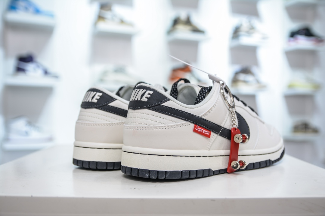 Supreme x Nk Dunk Low 联名款-白黑 FC1688-144