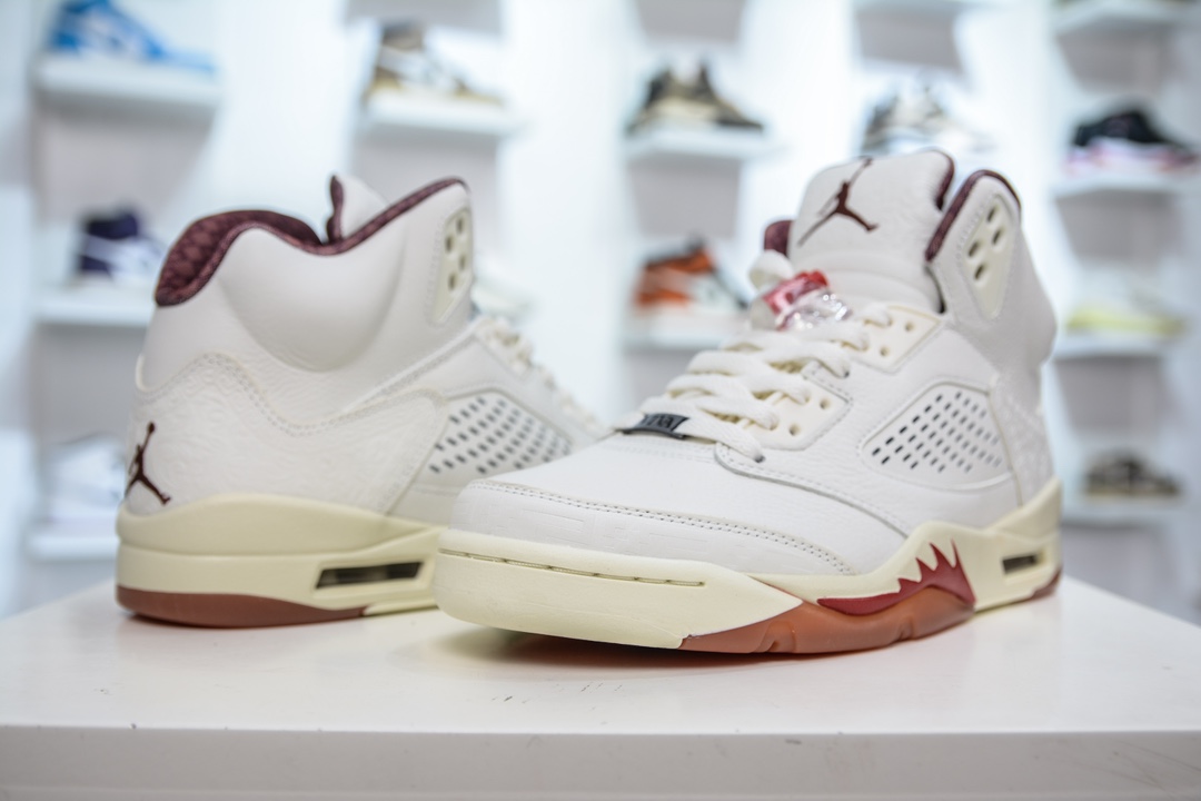 OG纯原 Jordan Air Jordan 5 AJ5红绿鸳鸯雕刻版 HF8833-100