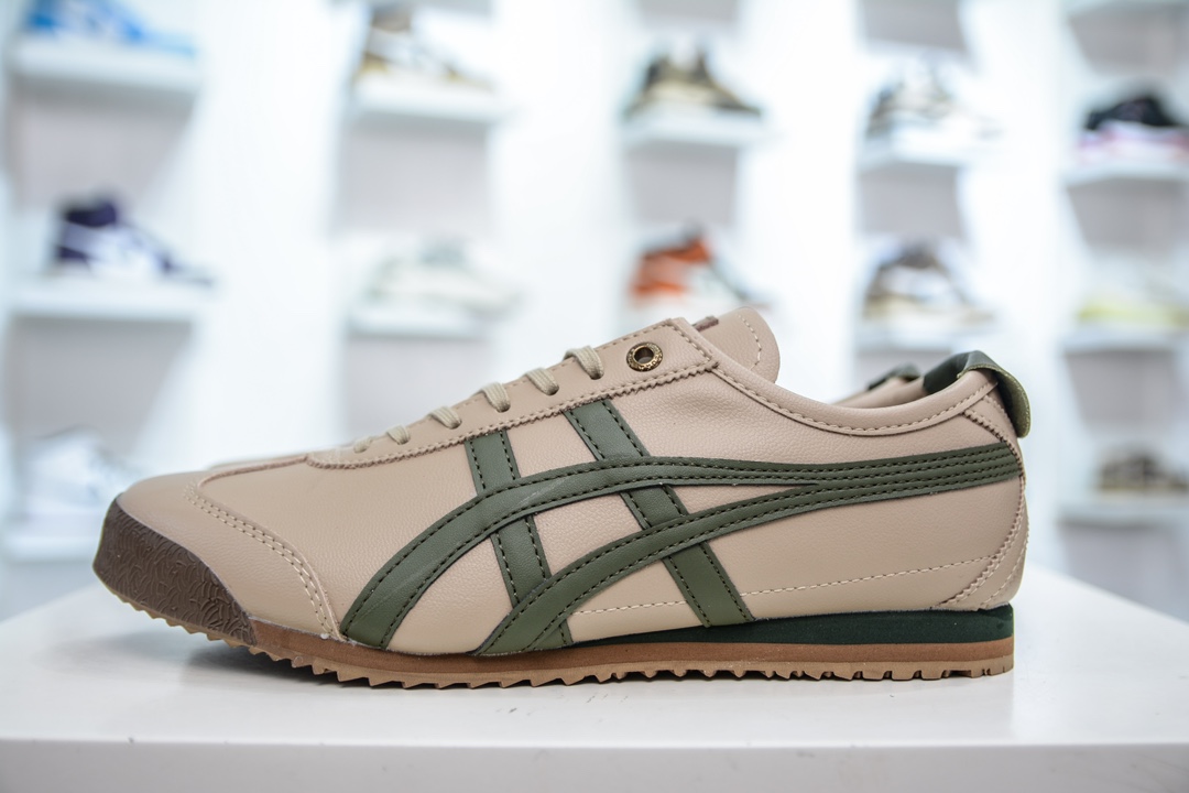 Onitsuka Tiger Mexico 66 SD 鬼冢虎 墨西哥升级版系列低帮复古经典虎爪百搭休闲皮革慢跑鞋 1183A872-254
