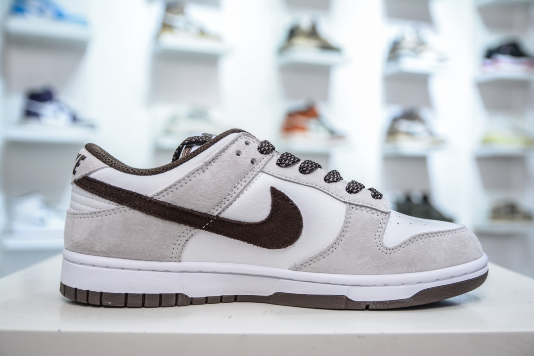 Nike SB Dunk Low x BAPE 白棕小钩翻毛满天星 KK1888-011