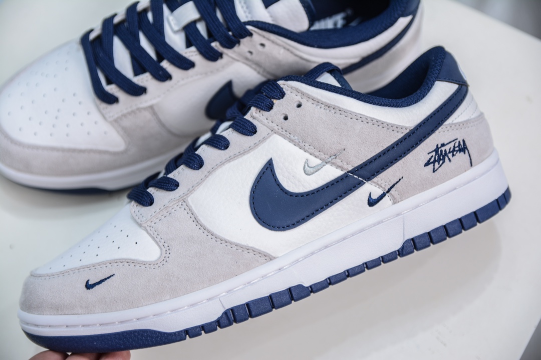 Nike SB Dunk Low x Stussy 白灰蓝三小钩 KK1888-003