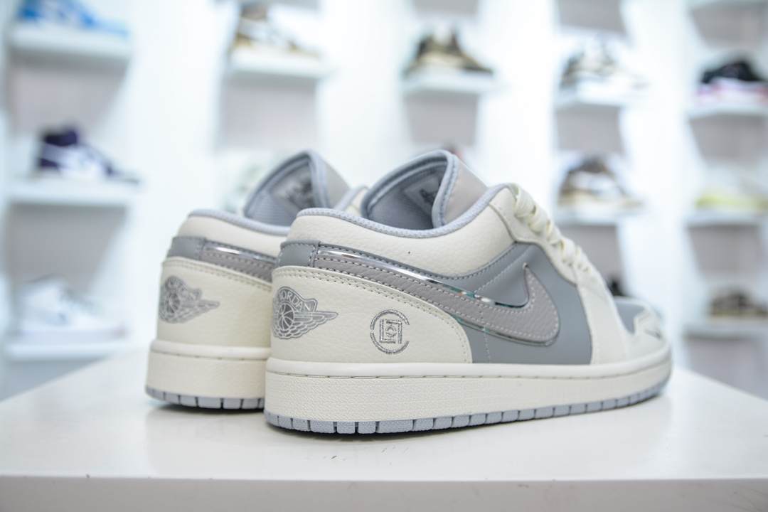 Air Jordan 1 Retro Low x CLOT 米银小钩 DC2024-024