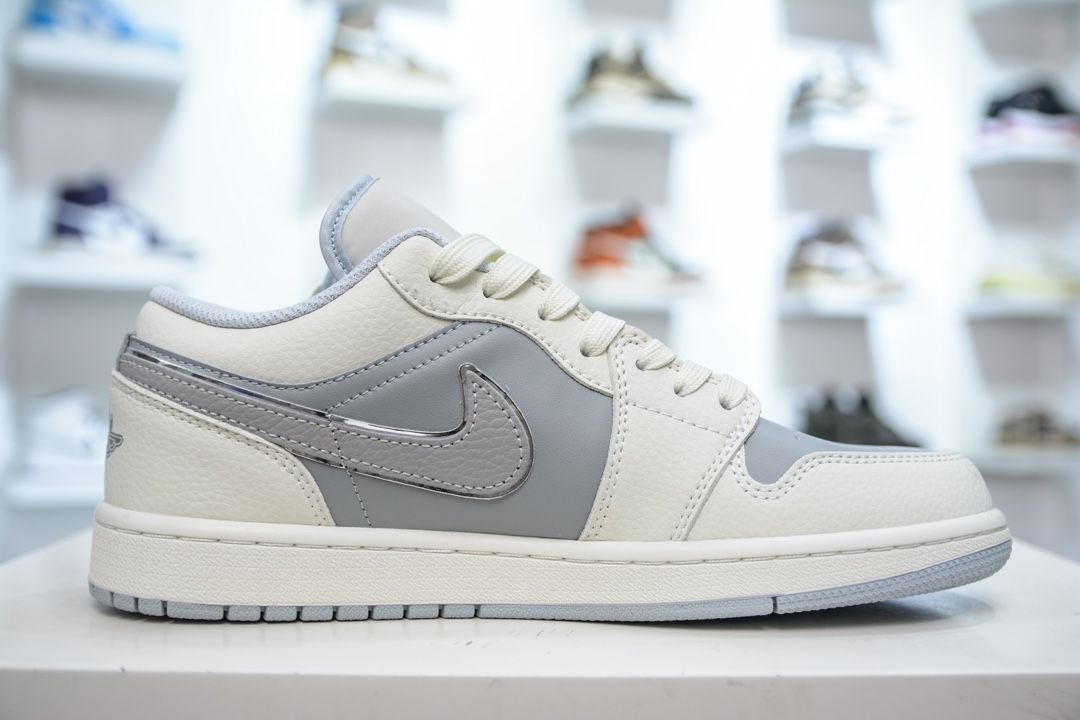 Air Jordan 1 Retro Low x CLOT 米银小钩 DC2024-024