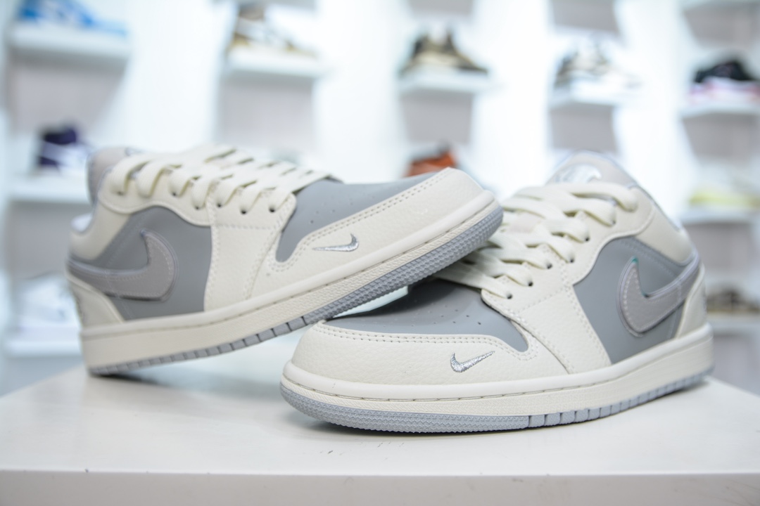 Air Jordan 1 Retro Low x CLOT 米银小钩 DC2024-024