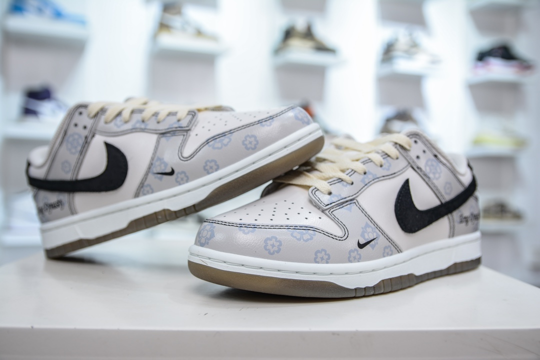 YC礼盒 NK Dunk Low 叁次实验室 古唐印花 定制系列天花板  FJ4188-001