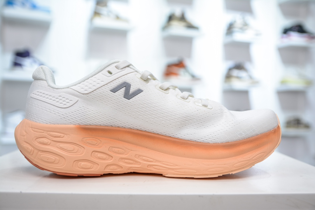 F版 New Balance Fresh Foam X 1080V13 系列低帮轻量化厚底健身休闲运动慢跑鞋 M1080AEE