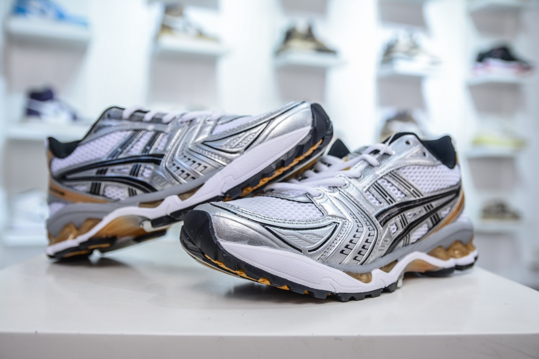 Asics Gel-Kayano 14 版本 亚瑟士运动休闲透气专业跑鞋  1201A019-102