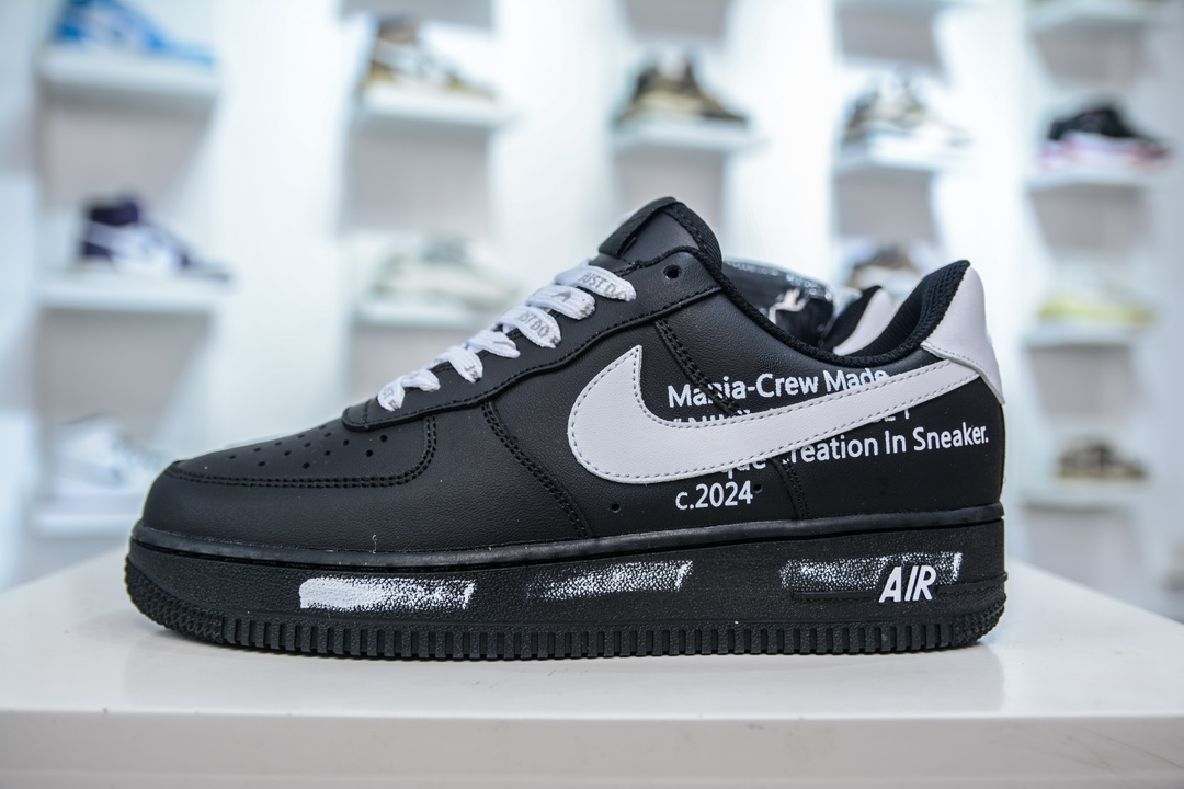 HY版 Nike Air Force 1 Low 07 黑武士 告白书 CW2288-017