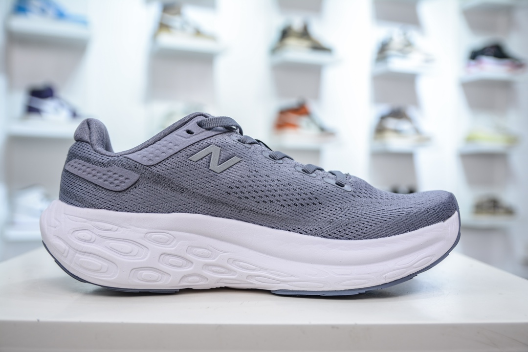 F版 New Balance Fresh Foam X 1080V13 系列低帮轻量化厚底健身休闲运动慢跑鞋 M1080G13