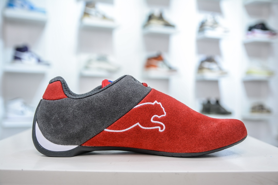 PUMA Future x SPARCO 联名皮革牛皮织物圆头休闲鞋 307936-06