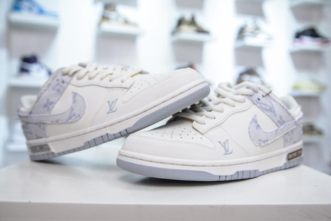 Nike SB Dunk Low x LV 白浅灰牛仔 DJ2024-010