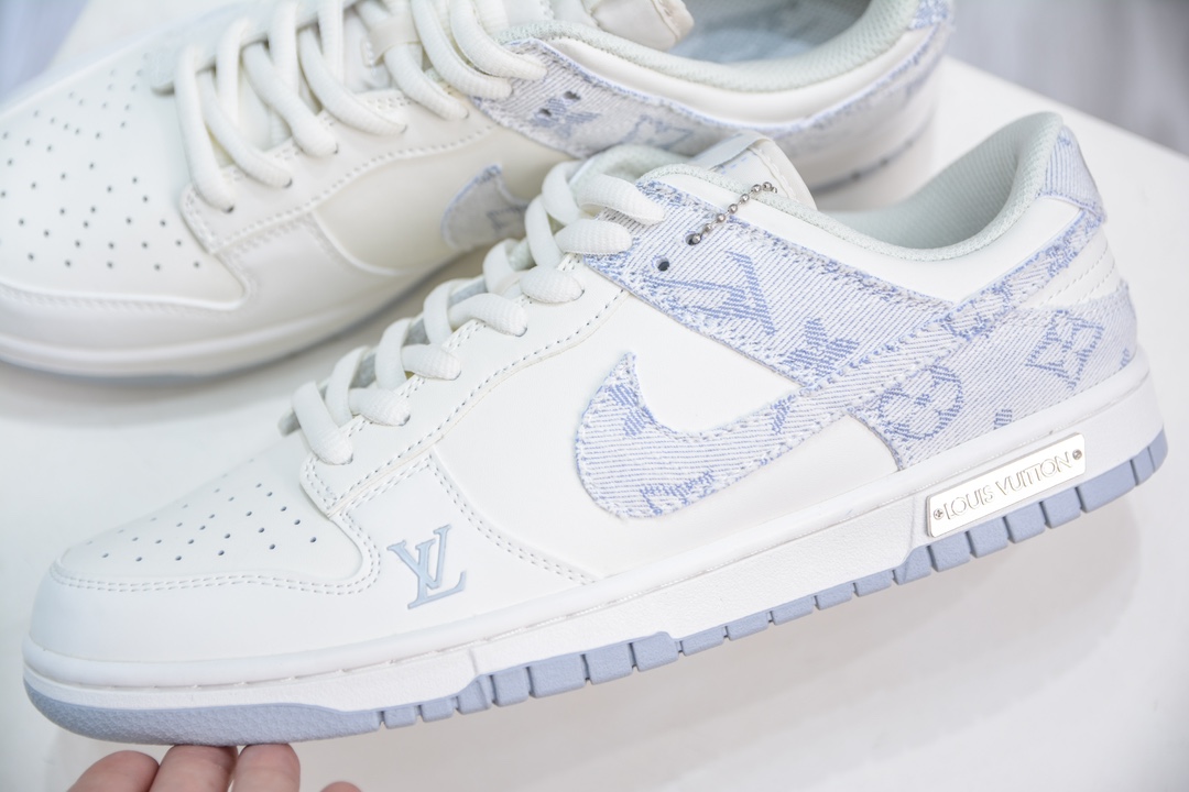 Nike SB Dunk Low x LV 白浅灰牛仔 DJ2024-010