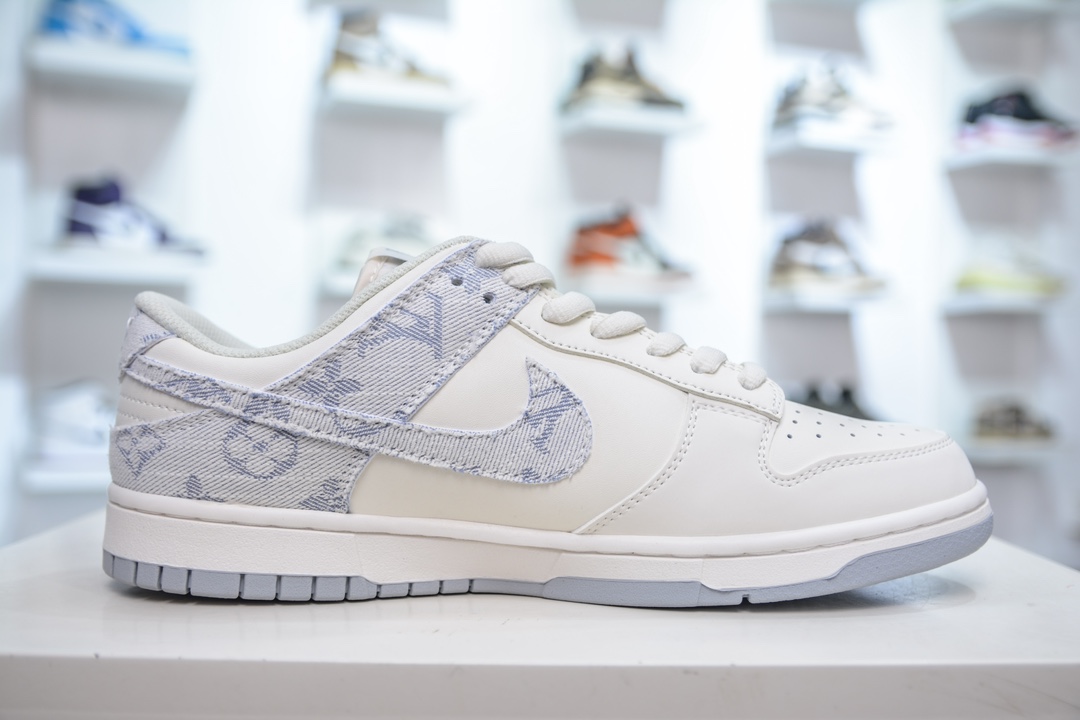 Nike SB Dunk Low x LV 白浅灰牛仔 DJ2024-010