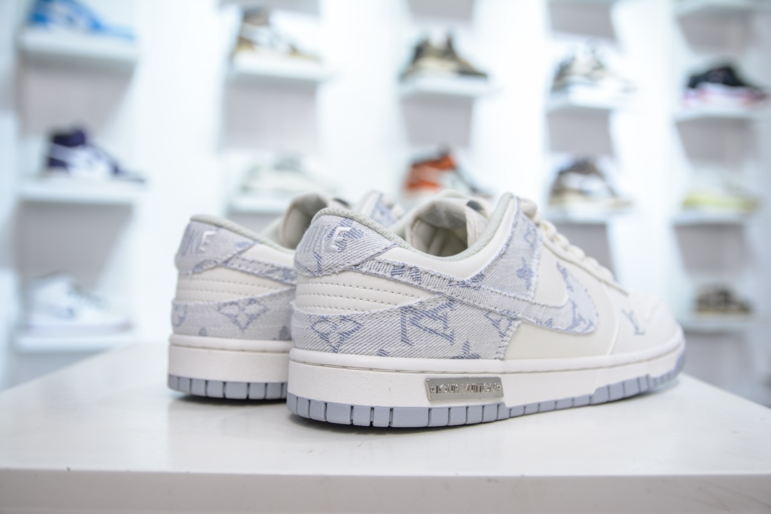 Nike SB Dunk Low x LV 白浅灰牛仔 DJ2024-010