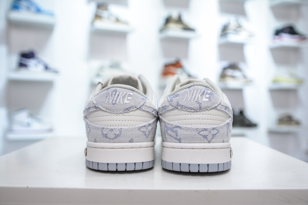 Nike SB Dunk Low x LV 白浅灰牛仔 DJ2024-010