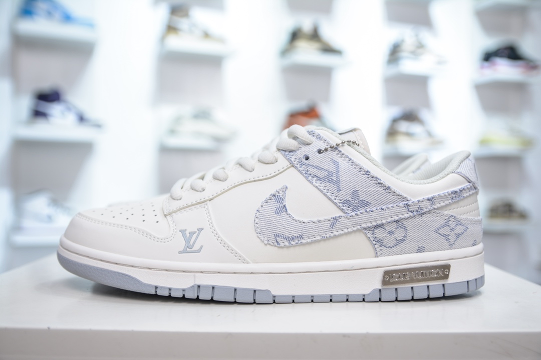 Nike SB Dunk Low x LV 白浅灰牛仔 DJ2024-010