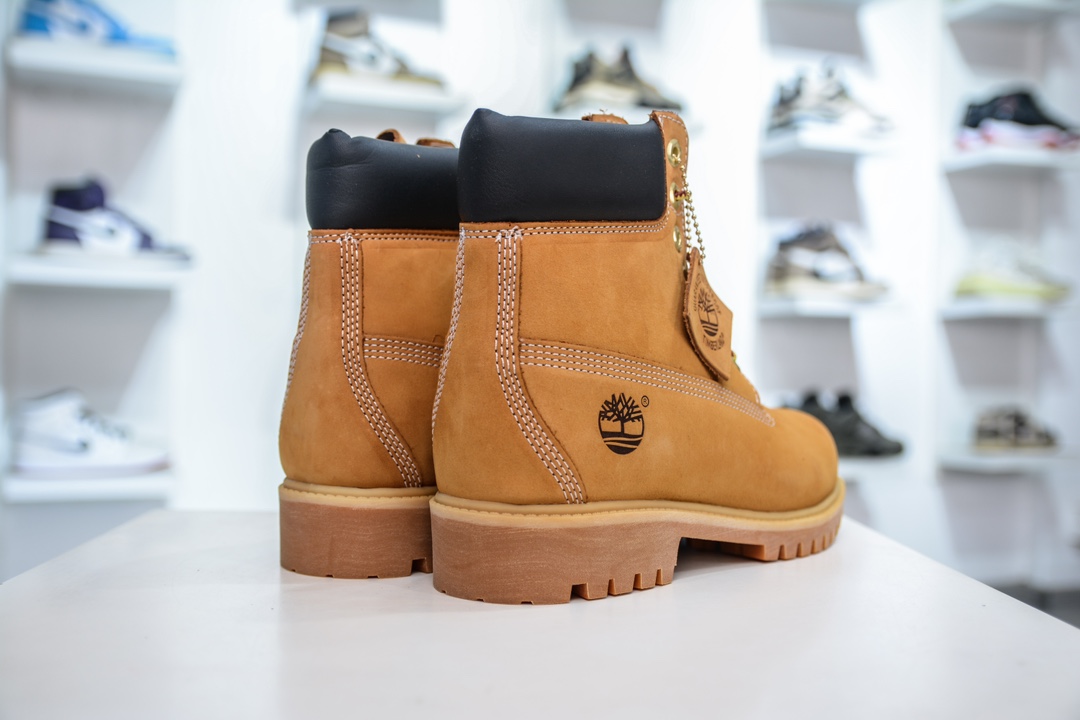 多版本供应 Timberland 天伯伦/经典款高帮7孔 黄色 10061