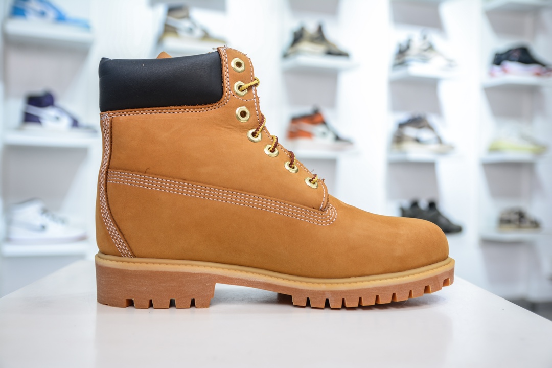 多版本供应 Timberland 天伯伦/经典款高帮7孔 黄色 10061