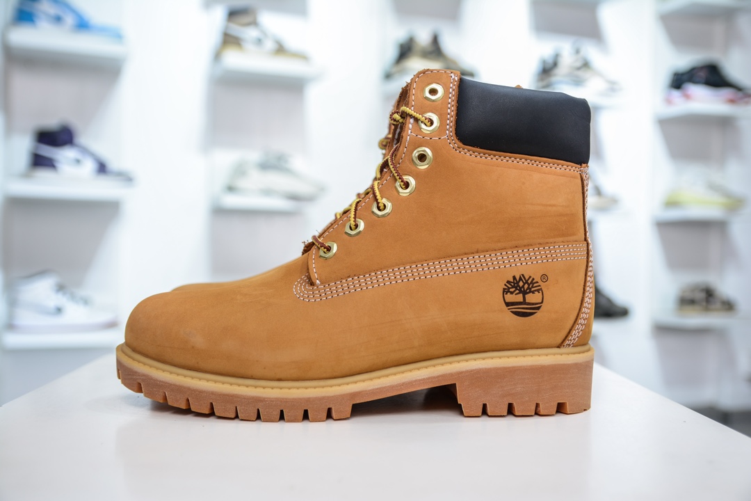 多版本供应 Timberland 天伯伦/经典款高帮7孔 黄色 10061