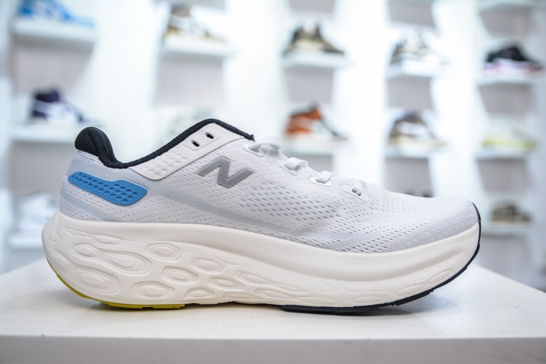 F版 New Balance Fresh Foam X 1080V13 系列低帮轻量化厚底健身休闲运动慢跑鞋 M1080v13