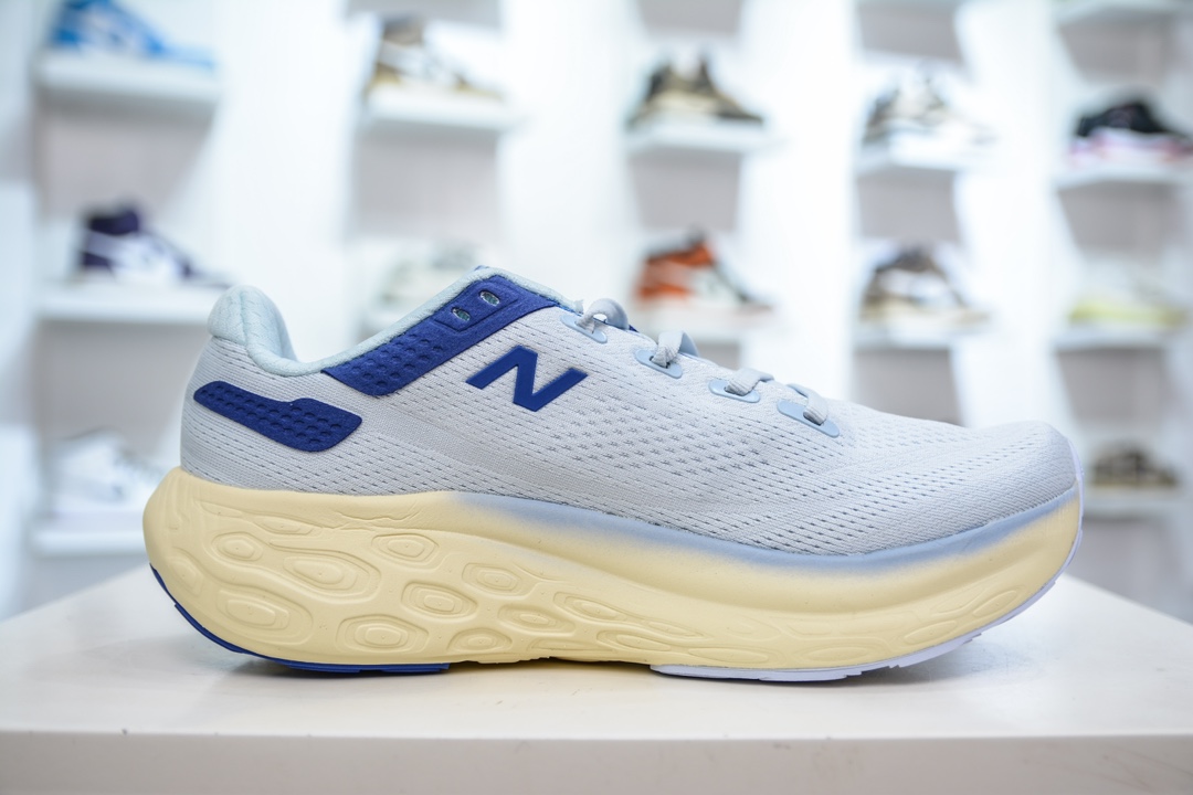 F版 New Balance Fresh Foam X 1080V13 系列低帮轻量化厚底健身休闲运动慢跑鞋 M1080L13