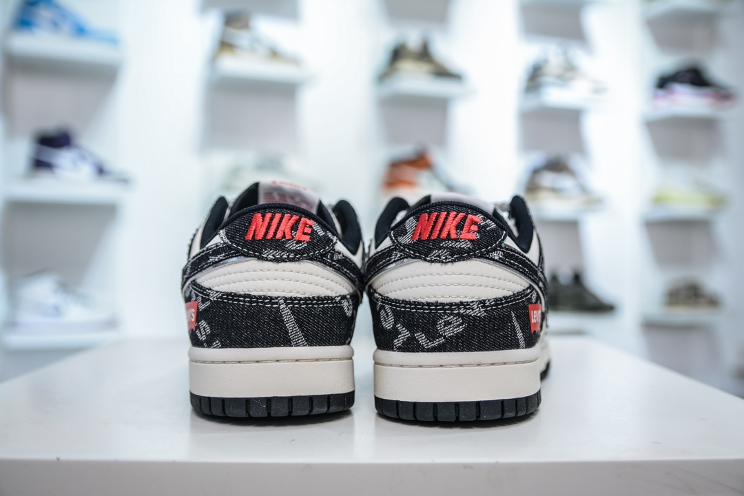 Nike SB Dunk Low x Levi's 李维斯联名-白黑牛仔布满天星 XX2025-109