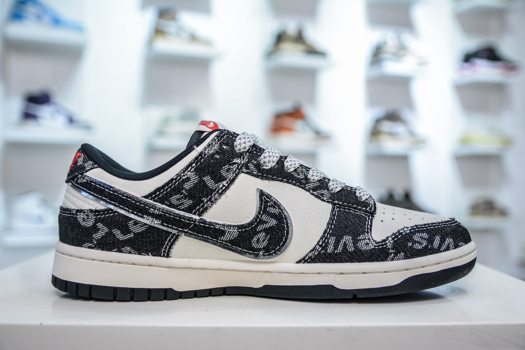 Nike SB Dunk Low x Levi's 李维斯联名-白黑牛仔布满天星 XX2025-109