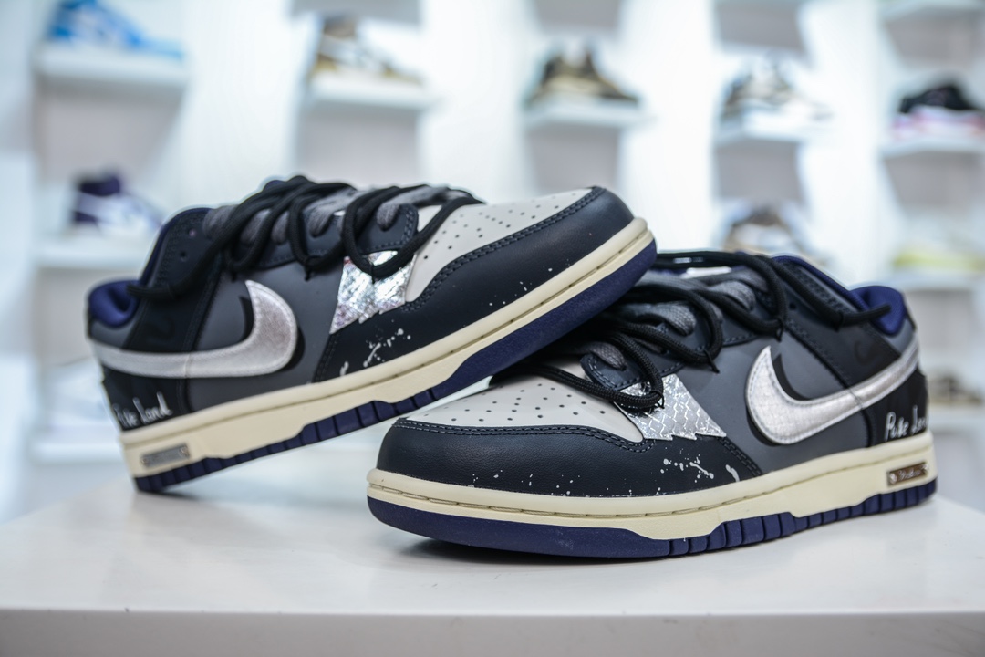 YC纯原 NK Dunk Low 复古街区 暗黑灰 定制系列天花板 FV8106-181