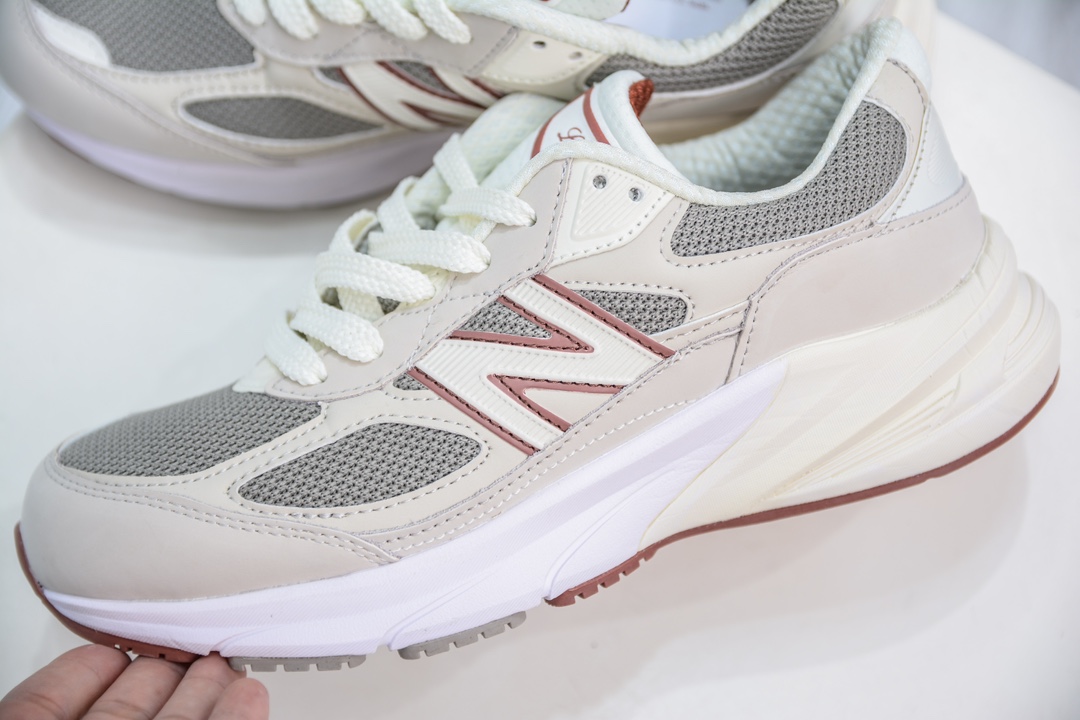 New Balance x Loro Piana NB990 V6系列 美产元祖灰色复古休闲跑步鞋 U990LP6