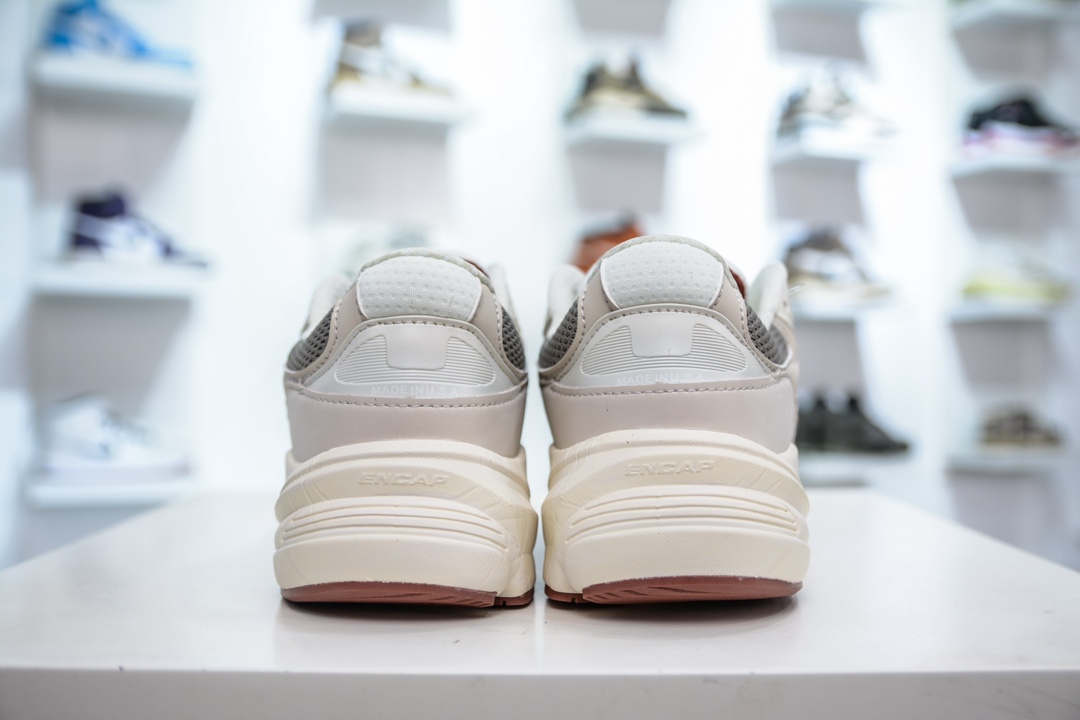 New Balance x Loro Piana NB990 V6系列 美产元祖灰色复古休闲跑步鞋 U990LP6