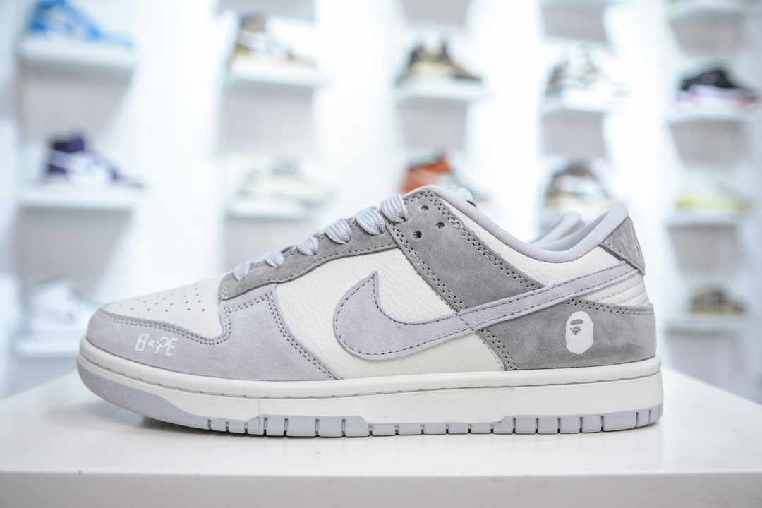 Nike SB Dunk Low x BAPE 米灰 CH6336-226