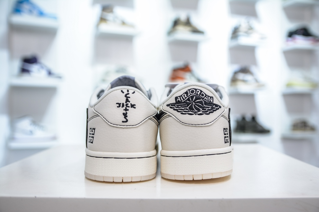 TS x Air Jordan AJ1 Low x Givenchy 倒钩低帮联名纪梵希定制配色 XY2688-111