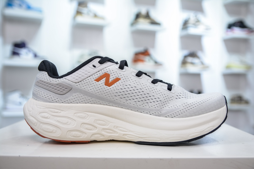 F版 New Balance Fresh Foam X 1080V13 系列低帮轻量化厚底健身休闲运动慢跑鞋 M1080AFF