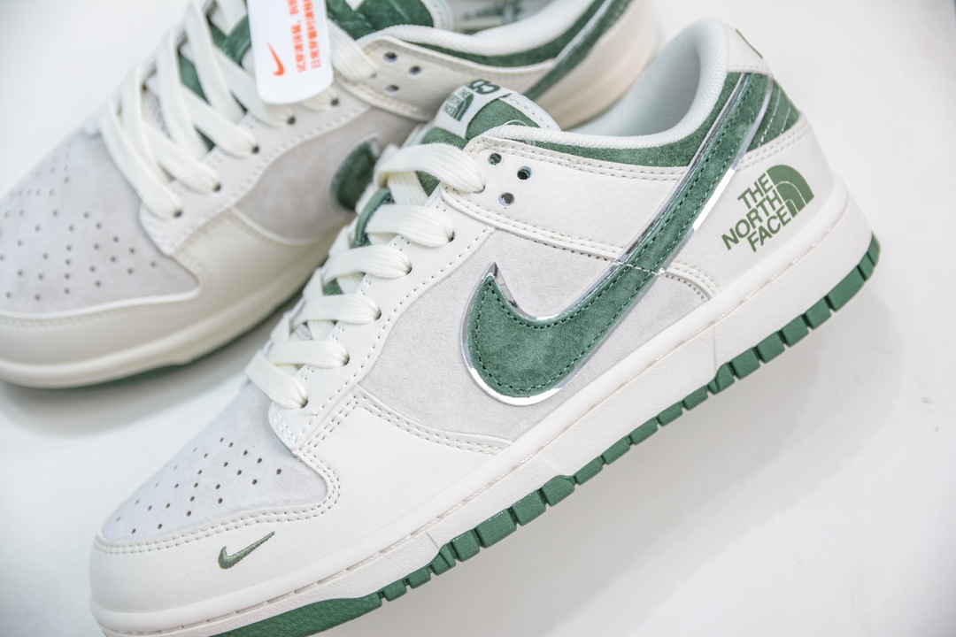 Nike SB Dunk Low x The North Face 北面联名-白灰绿小钩 DQ1098-511