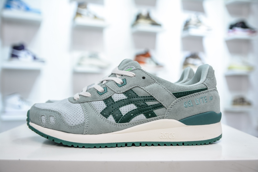 亚瑟士 Asics Gel-Lyte 3 OG 反毛皮织物休闲跑步鞋 1201A296-300