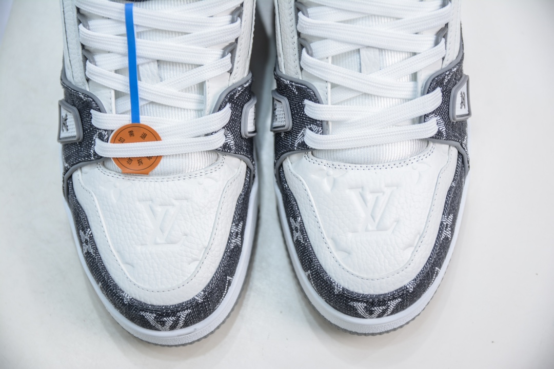 白灰牛仔 LOUIS VUITTON Trainer LV 路易威登 独家全新升级最新包装