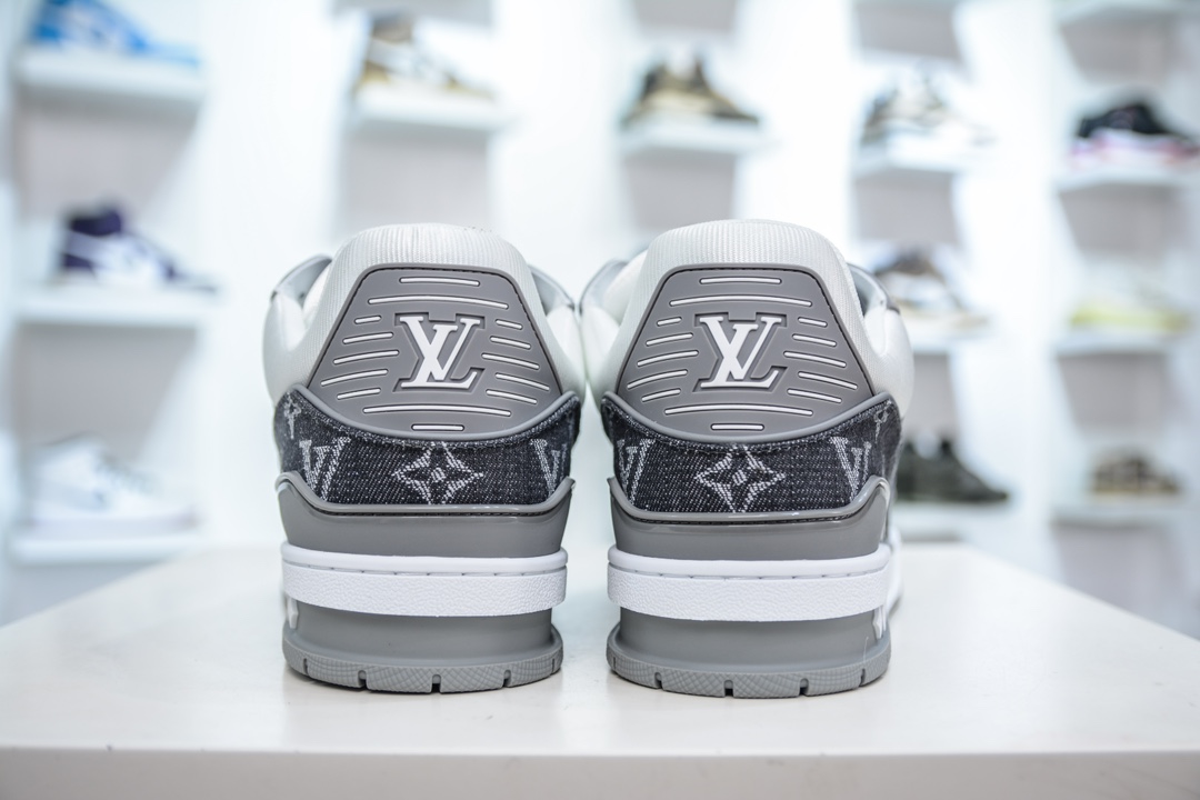 白灰牛仔 LOUIS VUITTON Trainer LV 路易威登 独家全新升级最新包装