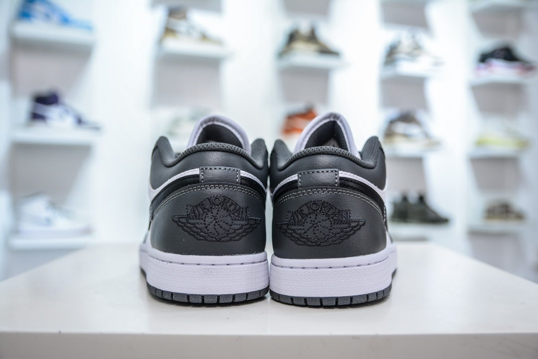 DT纯原 Air Jordan AJ1 Low 低帮 深灰白 终端优势供应 553558-152