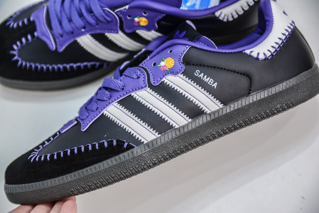 YH版 adidas originals Samba OG DIa DE LOS Muertos pack 2024 联名复古桑巴板鞋 JI3935