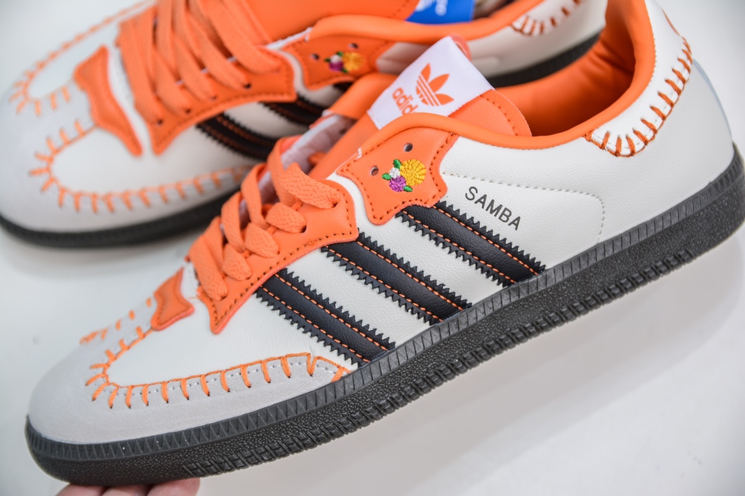 YH版 adidas originals Samba OG DIa DE LOS Muertos pack 2024 联名复古桑巴板鞋 JI3934