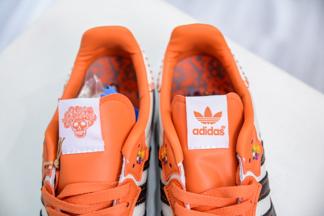 YH版 adidas originals Samba OG DIa DE LOS Muertos pack 2024 联名复古桑巴板鞋 JI3934