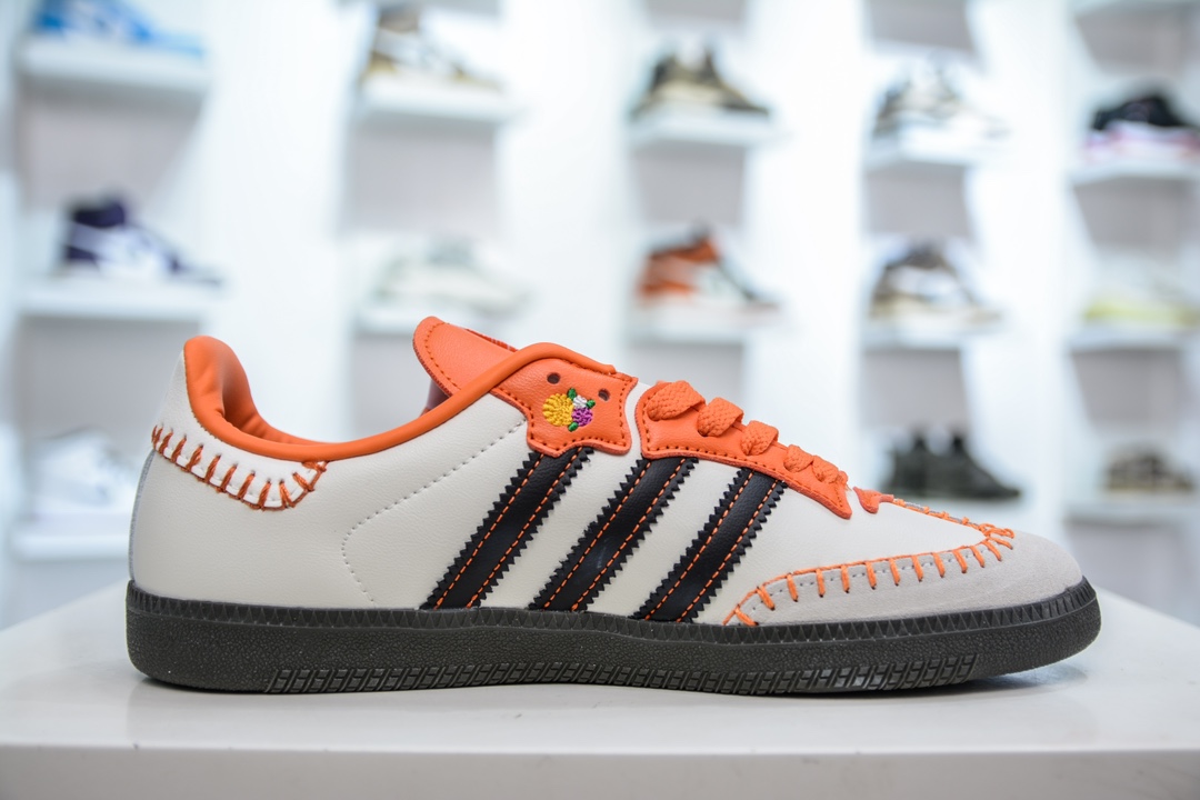 YH版 adidas originals Samba OG DIa DE LOS Muertos pack 2024 联名复古桑巴板鞋 JI3934