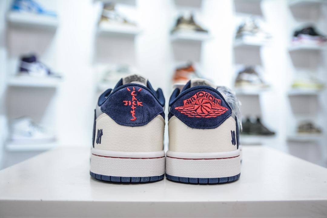 TS x Air Jordan AJ1 Low xUNDEFEATED UN联名-蓝灰猪八 CF3688-026