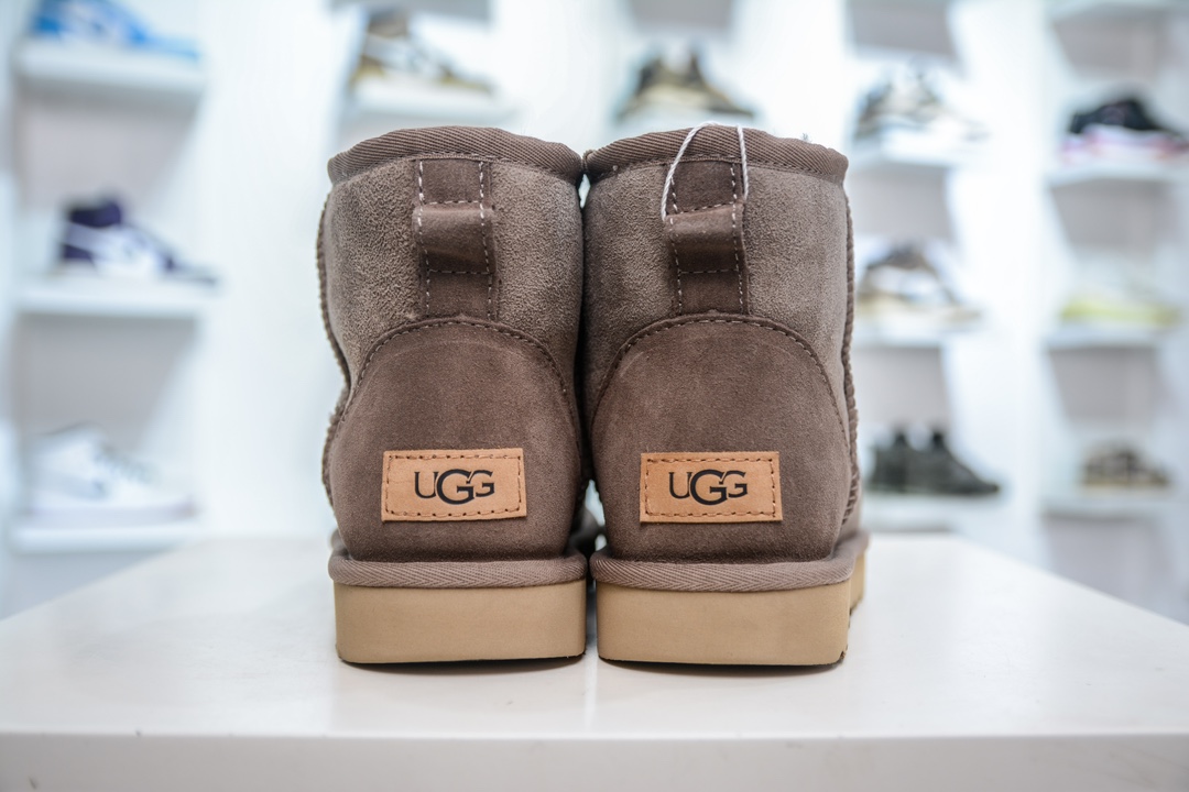 UGG Classic Mini 中筒系列 棕色 小红书爆款河南隆丰皮料生产