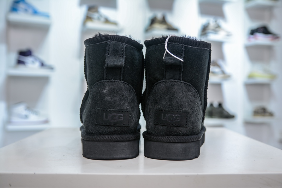 UGG Classic Mini 中筒系列 黑色 小红书爆款河南隆丰皮料生产