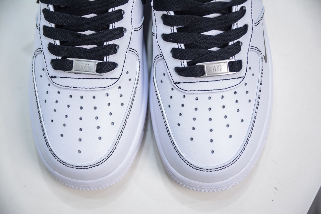 HY版纯原 Nike Air Force 1 Low 07 手绘 简约黑白 CW2288-021