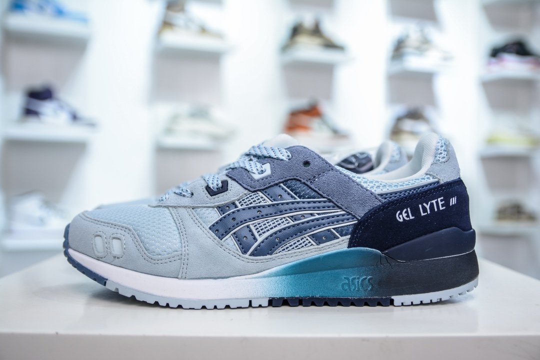 亚瑟士 Asics Gel-Lyte 3 OG 反毛皮织物休闲跑步鞋 1203A330-400