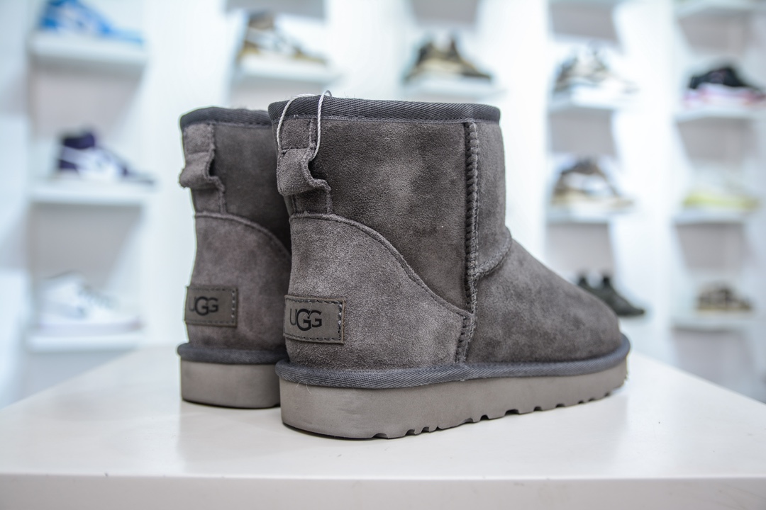 UGG CLASSIC Mini 中筒 1.5CM薄底 灰色 男女款同价 小