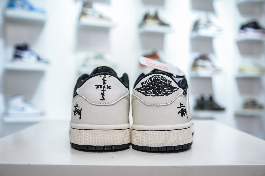 TS x Air Jordan x Stussy 斯图西联名-黑白印花 SJ2068-128